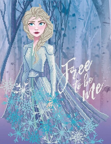 Diamond Dotz Broderie diamant La Reine des neiges Elsa Free to be Me (Frozen) Diamond Dotz (Diamond Painting, peinture diamant) 678361970210