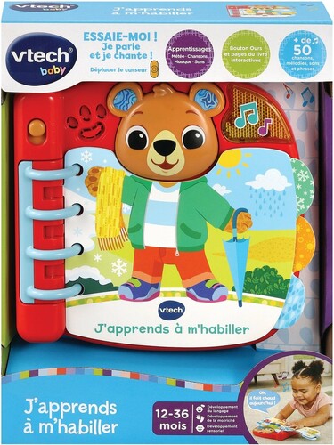 VTech Vtech Livre J'apprends à m'habiller (fr) 3417765583056
