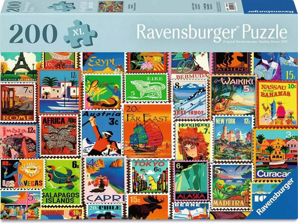 Ravensburger casse-tête Casse-tête 200 XL Bien être Timbres 4005555013716