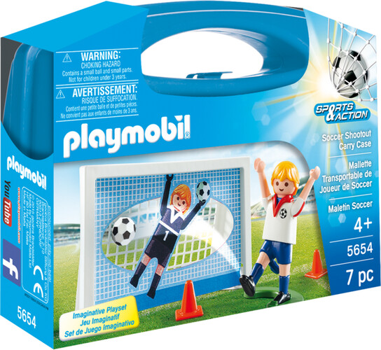 Playmobil Playmobil 5654 Mallette transportable Joueur de Soccer (juin 2016) 4008789056542