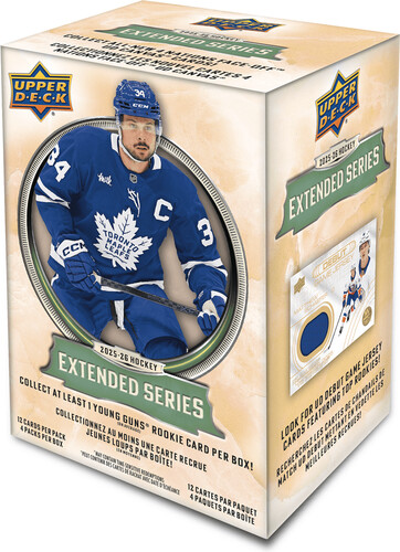 Upper Deck Upper Deck Extended Series Hockey 25/26 Retail Blaster (12/4/20) 053334095426