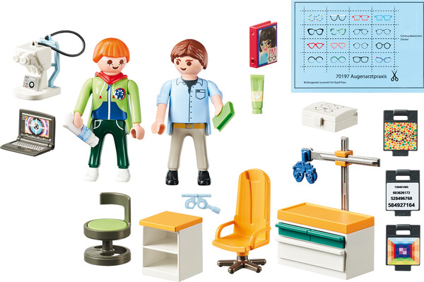 Playmobil Playmobil 70197 Cabinet d'ophtalmologie 4008789701978