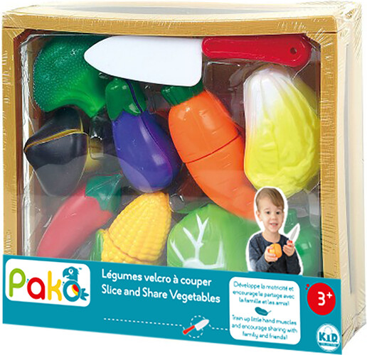 Pakö Légumes velcro 11 pièces 629270510189