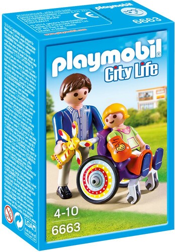 Playmobil Playmobil 6663 Enfant en fauteuil roulant (avril 2016) 4008789066633