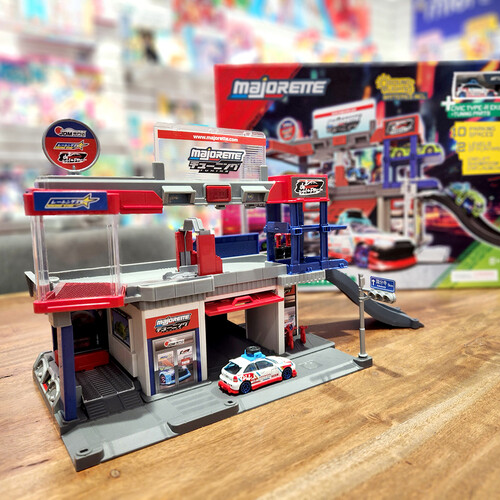 Majorette majorette - garage de tuning jdm et 1 voiture 3467452077665