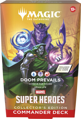 Wizards of the Coast MTG Marvel super heroes - commander collectors edition deck Doom Prevails MTG