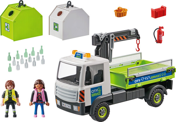 Playmobil Playmobil 71431 Camion à déchets de verre avec conteneur 4008789714312