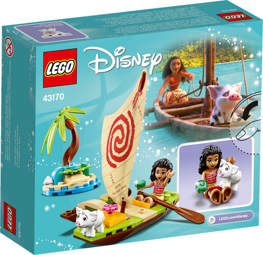 LEGO LEGO 43170 Princesse L'aventure en mer de Vaiana, Moana 673419319133