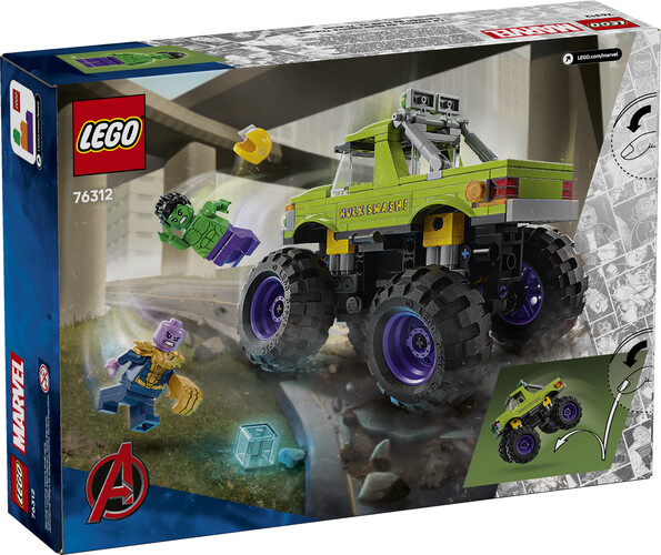 LEGO LEGO 76312 Le tout-terrain de Hulk contre Thanos 673419406321