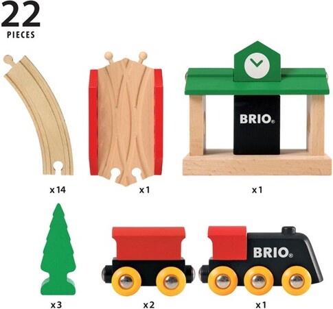 BRIO Brio classic Train en bois Circuit tradition en 8 33028 7312350330281
