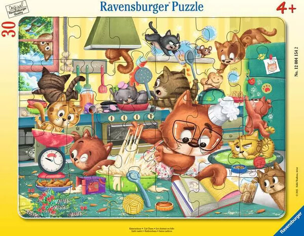 Ravensburger casse-tête Casse-tête 30 Carton encadré - Cat Chaos 4005555041542
