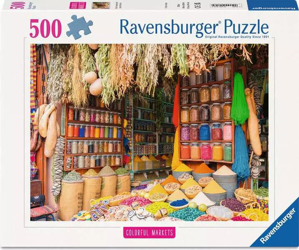 Ravensburger casse-tête Casse-tête 500 Marché épices Maroc 4005555018162