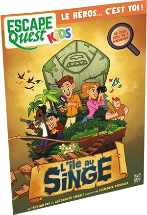 Don't Panic Games Escape Quest Kids (fr) 1 - l'Île au singe 9782376970651