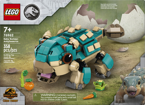 LEGO LEGO 76962 Bébé Petite Bosse : L’ankylosaurus 673419388382