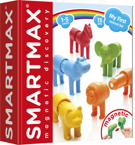 SmartMax SmartMax Mes premiers animaux 15 pièces (fr/en) (construction magnétique) 5414301250449