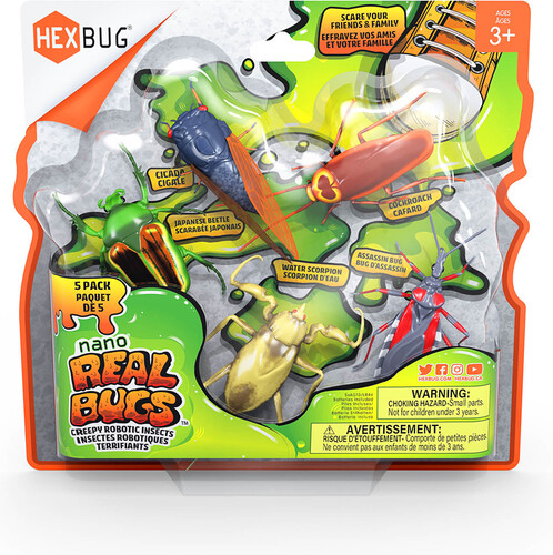 HEXBUG Hexbug Nano - Ensemble de 5 Insectes en folie 778988506301