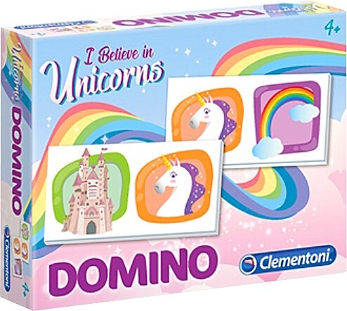 Clementoni Domino licorne (fr/en) 8005125180332