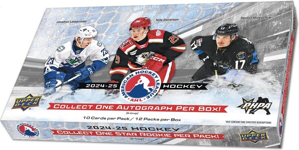 Upper Deck Upper Deck AHL Hockey 24/25 Booster Box (10/12/24) 053334406369