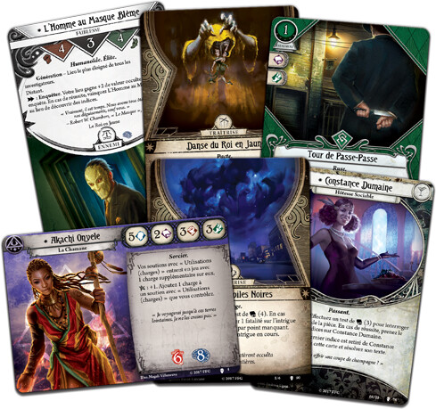 Fantasy Flight Games Horreur à Arkham jeu de cartes (fr) ext La Route de Carcosa 8435407616288