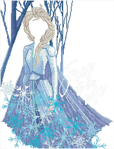 Diamond Dotz Broderie diamant La Reine des neiges Elsa Free to be Me (Frozen) Diamond Dotz (Diamond Painting, peinture diamant) 678361970210