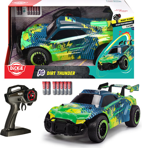 Dickie Toys dickie - téléguidé dirt thunder 46 cm 1:10 4006333080494