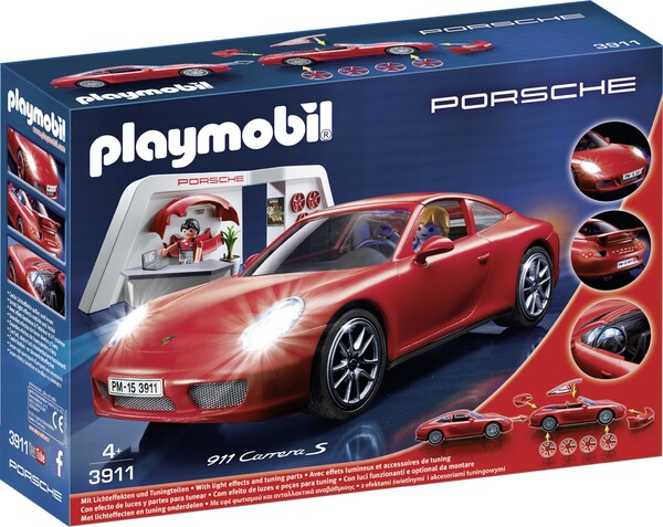 Playmobil Playmobil 3911 Porsche 911 Carrera S, effets lumineux (fév 2016) 4008789039118