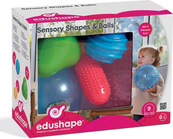 Edushape Sensory Ball Set of 9 7290016546255