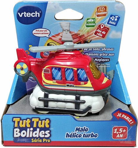 VTech VTech Tut Tut Bolides Malo, hélico turbo (fr) 3417765695056