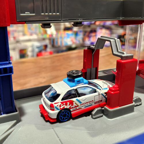 Majorette majorette - garage de tuning jdm et 1 voiture 3467452077665