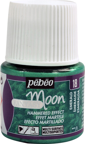 pébéo Peinture à effet martelé Fantasy Moon 45ml émeraude 18 3167860098633