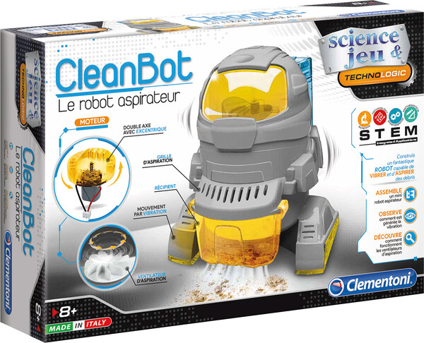 Clementoni S&J Cleanbot - le robot aspirateur (fr) 8005125524365