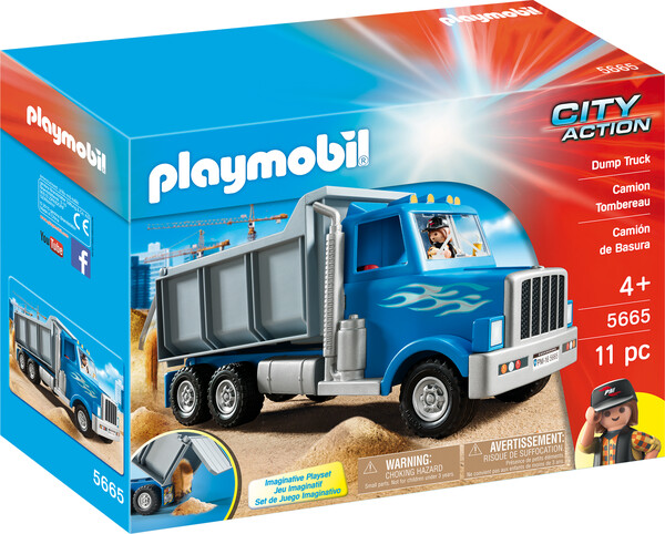 Playmobil Playmobil 5665 Camion à benne basculante (juin 2016) 4008789056658