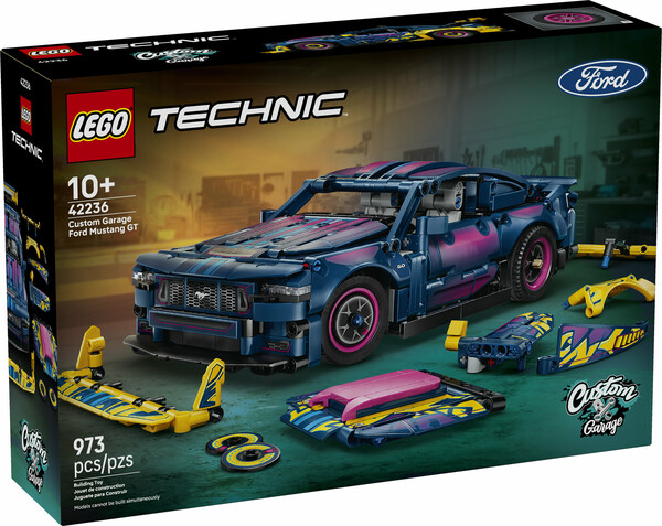 LEGO LEGO 42236 Le garage de personnalisation pour voiture Ford Mustang GT 673419424448