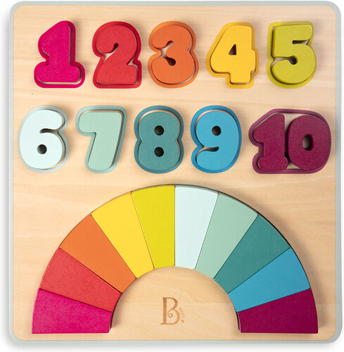 B. Brand Casse-tête B.Woody - Casse-tête Chiffres "Counting rainbows" 062243436787