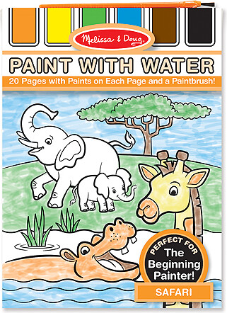 Melissa & Doug Ma première peinture à l'eau safari Melissa & Doug 3175 000772031752