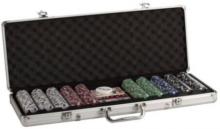 CHH Quality Product Inc. 500 Jetons de poker 11.5 g - malette en aluminium 704551427858