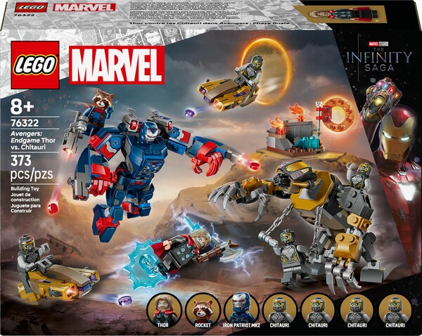 LEGO LEGO 76322 Thor contre les Chitauri dans Avengers Phase finale 673419406413