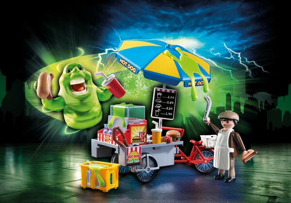 Playmobil Playmobil 9222 SOS Fantômes Bouffe-tout avec stand de hot-dog (Ghostbusters) 4008789092229