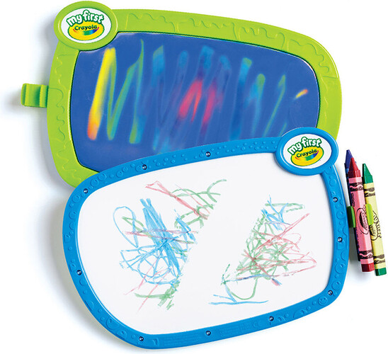 Crayola My First Crayola Tablette à dessin recto verso 063652681607