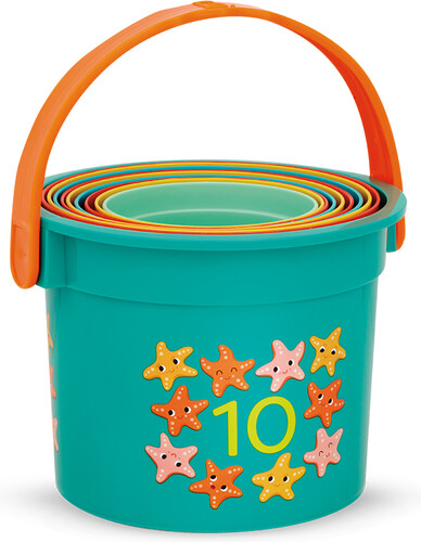 B.Summer - Seaux gigognes "Bazillion Buckets" 10 pièces 062243459298