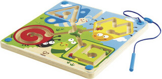 Hape Labyrinthe à billes insectes en bois avec baguette aimantée 6943478009912