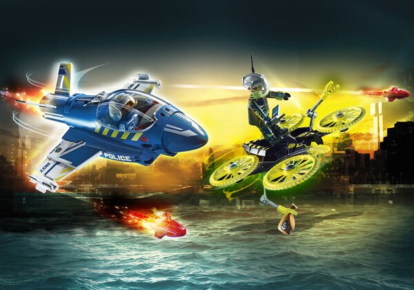 Playmobil Playmobil 70780 Jet de police et drone 4008789707802