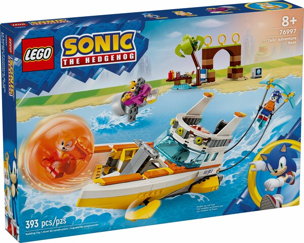 LEGO LEGO 76997 Le bateau d’aventure de Tails 673419391689