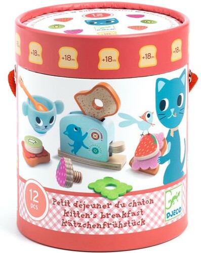 Djeco Jeux d'imitation / Petit déjeuner du chaton 3070900055070