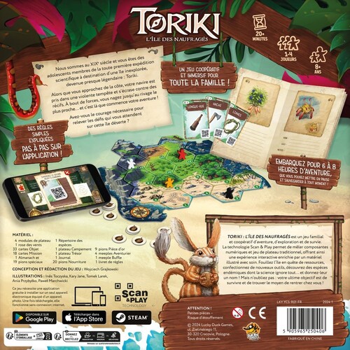 Lucky Duck Games Toriki : L'île des naufragés (fr) 5905965250406