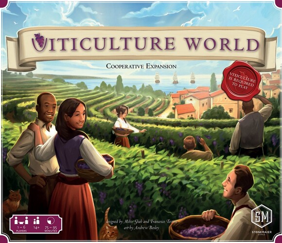 Stonemaier Games Viticulture (en) ext World Expansion Cooperative 850032180108