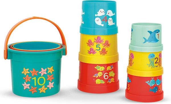 B.Summer - Seaux gigognes "Bazillion Buckets" 10 pièces 062243459298