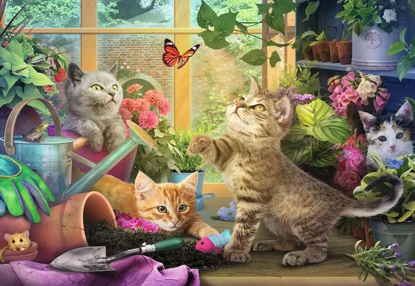 Ravensburger casse-tête Casse-tête 200 XL Cheeky Cats 4005555017356