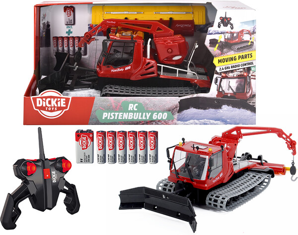 Dickie Toys dickie - téléguidé déneigeuse pistenbully 600 51 cm 1:18 4006333076329