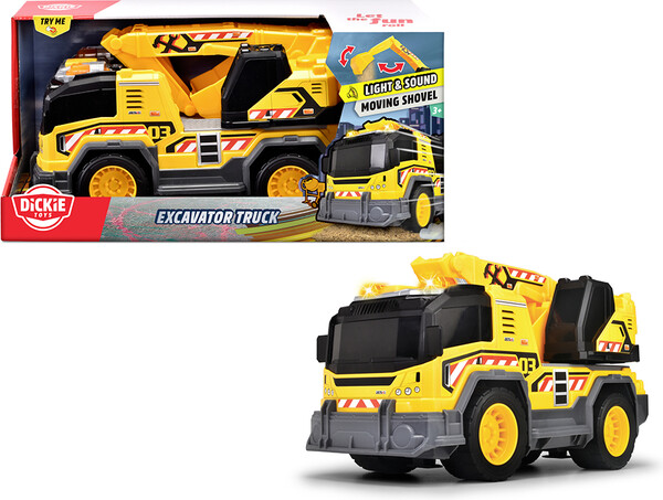 Dickie Toys City Heroes - Camion excavateur Sons et lumières 30 cm 4006333088667
